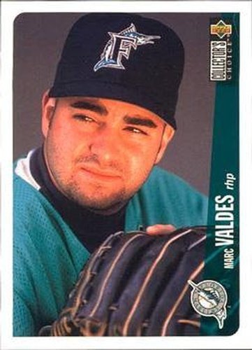 #553 Marc Valdes - Florida Marlins - 1996 Collector's Choice Baseball