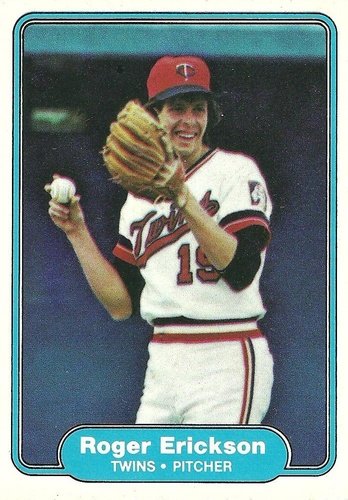 #553 Roger Erickson - Minnesota Twins - 1982 Fleer Baseball