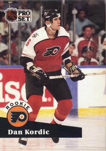 #553 Dan Kordic - 1991-92 Pro Set Hockey
