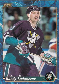 #553 Randy Ladouceur - Anaheim Mighty Ducks - 1993-94 Score Canadian Hockey