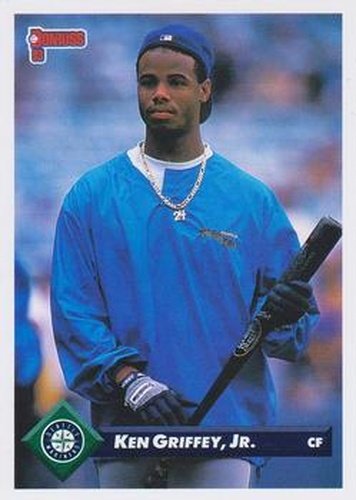 #553 Ken Griffey Jr. - Seattle Mariners - 1993 Donruss Baseball