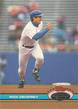 #553 Rick Dempsey - Milwaukee Brewers - 1991 Stadium Club Baseball