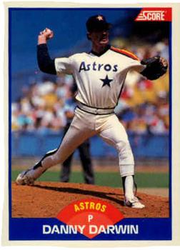 #553 Danny Darwin - Houston Astros - 1989 Score Baseball