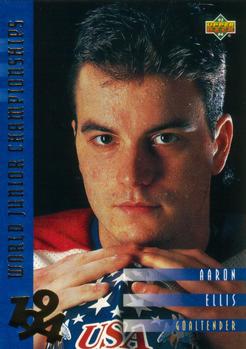 #554 Aaron Ellis - USA - 1993-94 Upper Deck Hockey