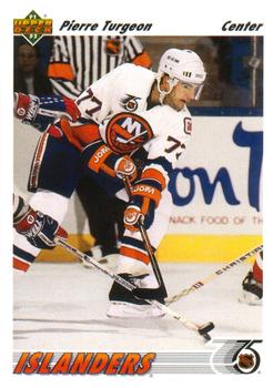 #554 Pierre Turgeon - New York Islanders - 1991-92 Upper Deck Hockey