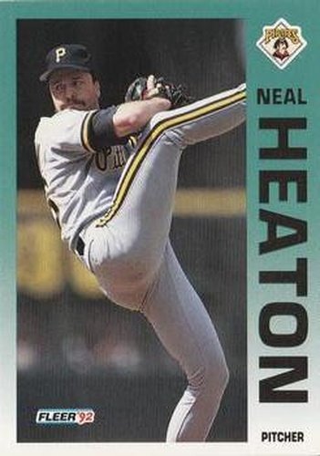 #554 Neal Heaton - Pittsburgh Pirates - 1992 Fleer Baseball