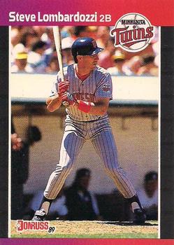 #554 Steve Lombardozzi - Minnesota Twins - 1989 Donruss Baseball