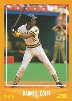 #554 Darnell Coles - Pittsburgh Pirates - 1988 Score Baseball