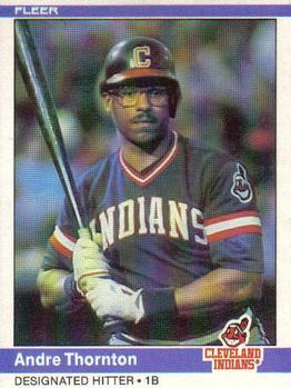#554 Andre Thornton - Cleveland Indians - 1984 Fleer Baseball