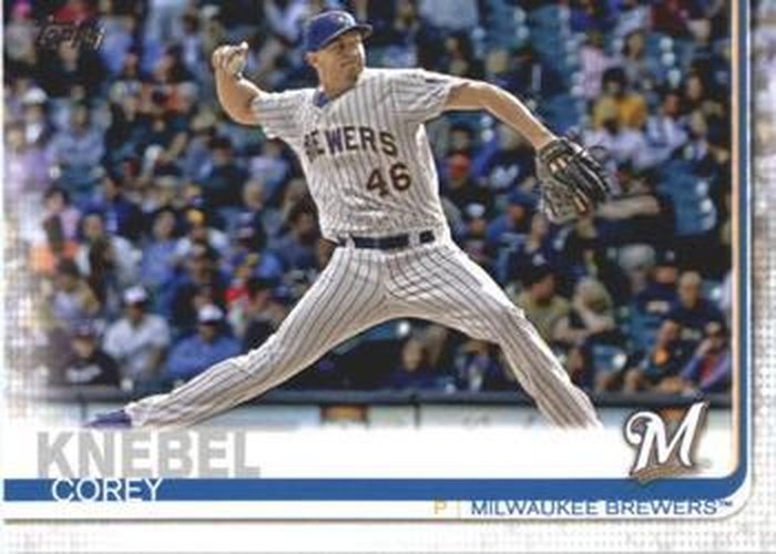 #554 Corey Knebel - Milwaukee Brewers - 2019 Topps Baseball
