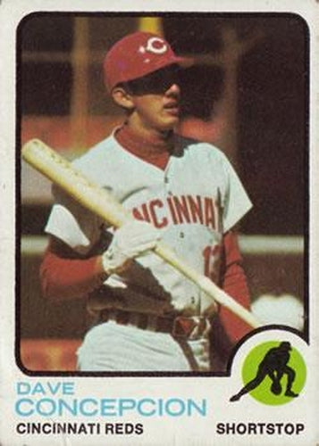 #554 Dave Concepcion - Cincinnati Reds - 1973 Topps Baseball