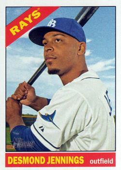 #554 Desmond Jennings - Tampa Bay Rays - 2015 Topps Heritage Baseball