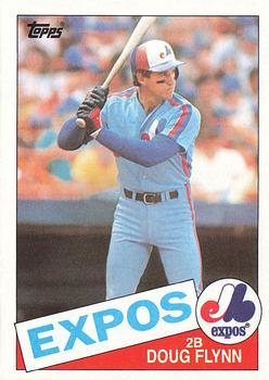 #554 Doug Flynn - Montreal Expos - 1985 Topps Baseball