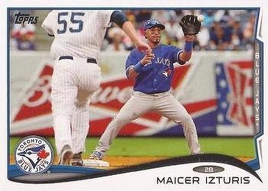 #554 Maicer Izturis - Toronto Blue Jays - 2014 Topps Baseball