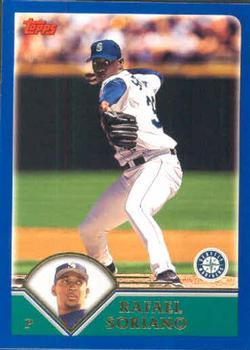 #554 Rafael Soriano - Seattle Mariners - 2003 Topps Baseball