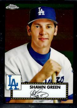 #554 Shawn Green - Los Angeles Dodgers - 2021 Topps Chrome Platinum Anniversary Baseball