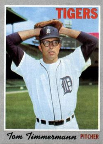 #554 Tom Timmermann - Detroit Tigers - 1970 Topps Baseball