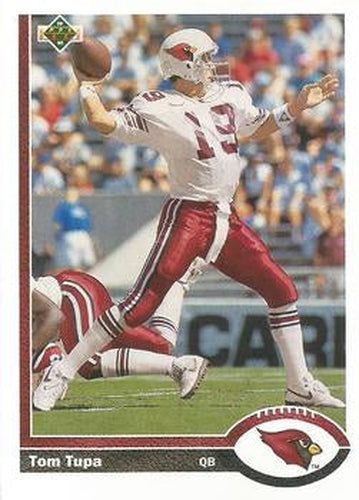 #554 Tom Tupa - Phoenix Cardinals - 1991 Upper Deck Football