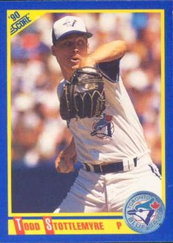#554 Todd Stottlemyre - Toronto Blue Jays - 1990 Score Baseball