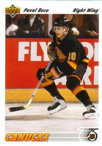 #555 Pavel Bure - Vancouver Canucks - 1991-92 Upper Deck Hockey