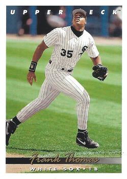 #555 Frank Thomas - Chicago White Sox - 1993 Upper Deck Baseball