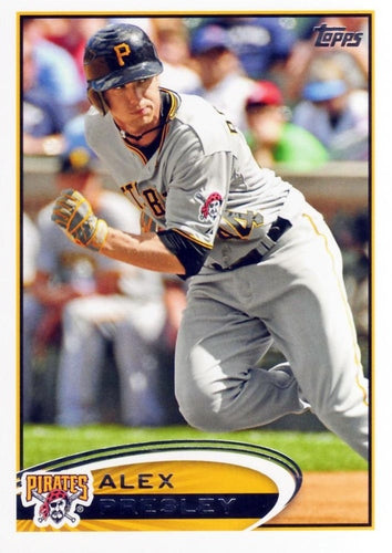 #555 Alex Presley - Pittsburgh Pirates - 2012 Topps Baseball