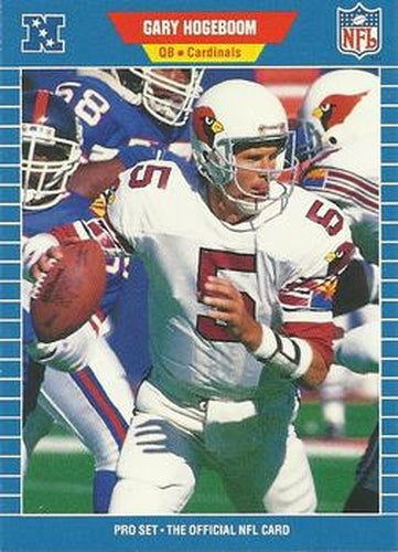 #555 Gary Hogeboom - Phoenix Cardinals - 1989 Pro Set Football