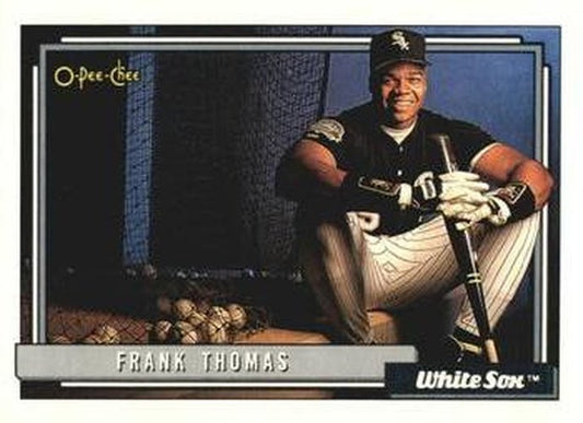 #555 Frank Thomas - Chicago White Sox - 1992 O-Pee-Chee Baseball