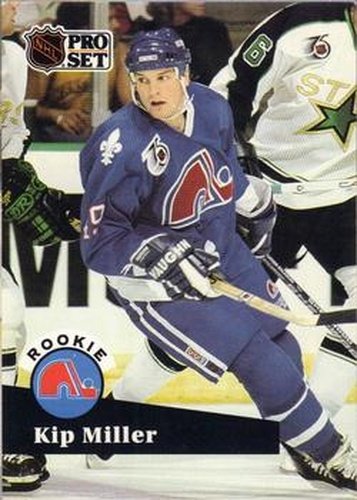 #555 Kip Miller - 1991-92 Pro Set Hockey