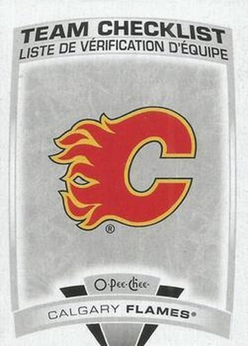 #555 Calgary Flames - Calgary Flames - 2019-20 O-Pee-Chee Hockey