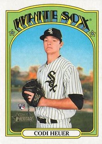 #555 Codi Heuer - Chicago White Sox - 2021 Topps Heritage Baseball