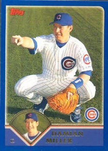 #555 Damian Miller - Chicago Cubs - 2003 Topps Baseball