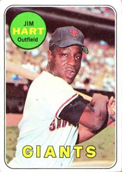 #555 Jim Hart - San Francisco Giants - 1969 Topps Baseball