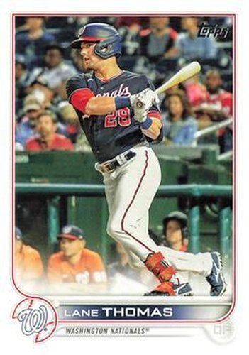 #555 Lane Thomas - Washington Nationals - 2022 Topps Baseball