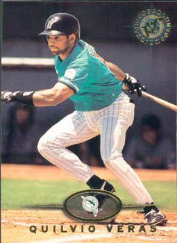 #555 Quilvio Veras - Florida Marlins - 1995 Stadium Club Baseball