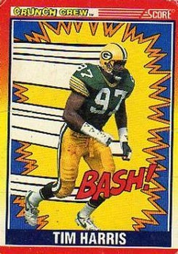 #555 Tim Harris - Green Bay Packers - 1990 Score Football