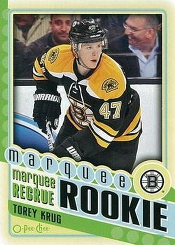 #555 Torey Krug - Boston Bruins - 2012-13 O-Pee-Chee Hockey