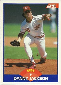 #555 Danny Jackson - Cincinnati Reds - 1989 Score Baseball