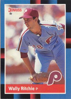 #555 Wally Ritchie - Philadelphia Phillies - 1988 Donruss Baseball