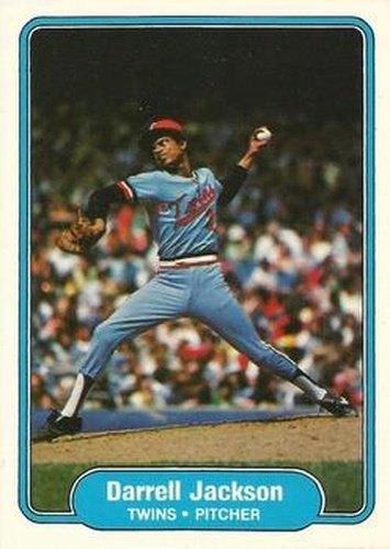 #555 Darrell Jackson - Minnesota Twins - 1982 Fleer Baseball