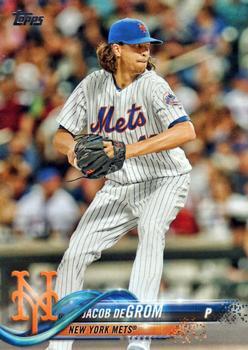 #555 Jacob deGrom - New York Mets - 2018 Topps Baseball