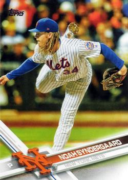 #555a Noah Syndergaard - New York Mets - 2017 Topps Baseball