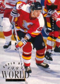#556 Michael Nylander - Calgary Flames - 1994-95 Upper Deck Hockey