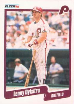 #556 Lenny Dykstra - Philadelphia Phillies - 1990 Fleer USA Baseball