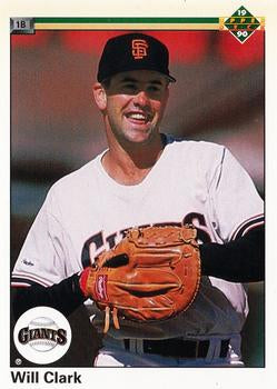 #556 Will Clark - San Francisco Giants - 1990 Upper Deck Baseball