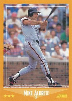 #556 Mike Aldrete - San Francisco Giants - 1988 Score Baseball
