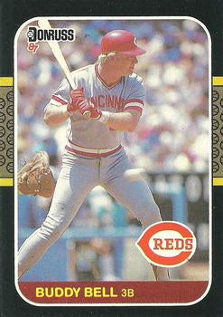 #556 Buddy Bell - Cincinnati Reds - 1987 Donruss Baseball