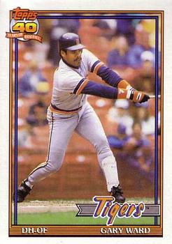 #556 Gary Ward - Detroit Tigers - 1991 O-Pee-Chee Baseball