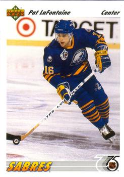 #556 Pat LaFontaine - Buffalo Sabres - 1991-92 Upper Deck Hockey