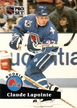 #556 Claude Lapointe - 1991-92 Pro Set Hockey
